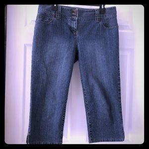 Ann Taylor Loft cropped jeans size 10